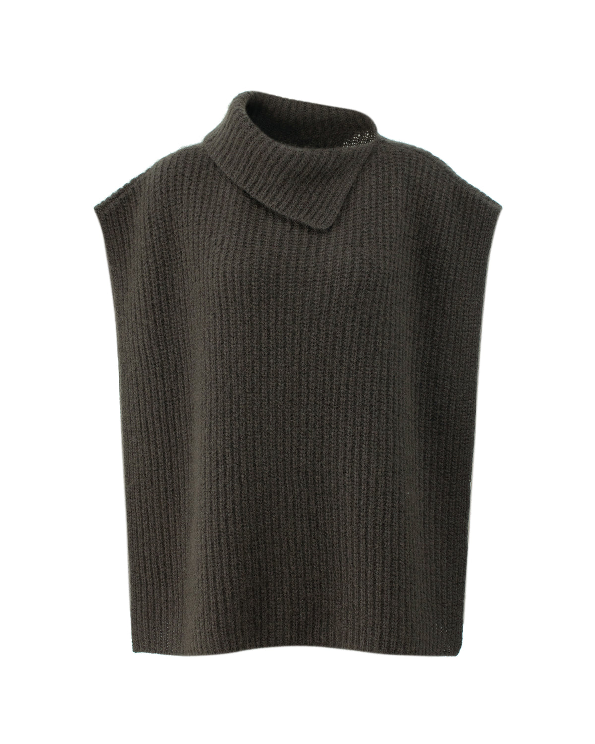 Damen Poncho aus 75 % Kaschmir und 25 % Seide in Black Forest – vielseitig tragbarer Poncho in grober Halbpatent-Strickstruktur mit breitem Kragen im Halbpatent-Strickmuster. Das zeitlose Design überzeugt durch seine moderne Silhouette und vielfältige Stylingmöglichkeiten.