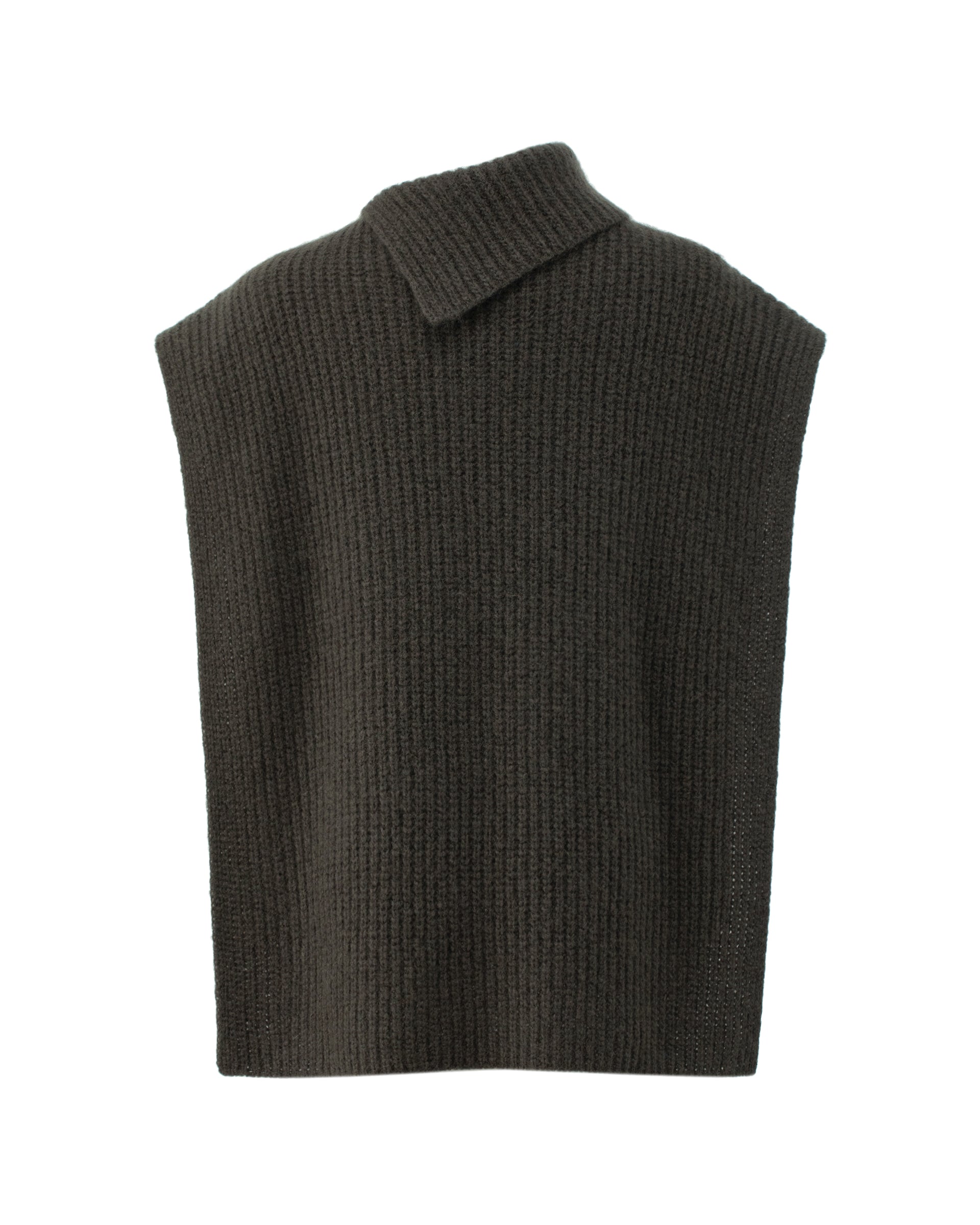 Damen Poncho aus 75 % Kaschmir und 25 % Seide in Black Forest – vielseitig tragbarer Poncho in grober Halbpatent-Strickstruktur mit breitem Kragen im Halbpatent-Strickmuster. Das zeitlose Design überzeugt durch seine moderne Silhouette und vielfältige Stylingmöglichkeiten.