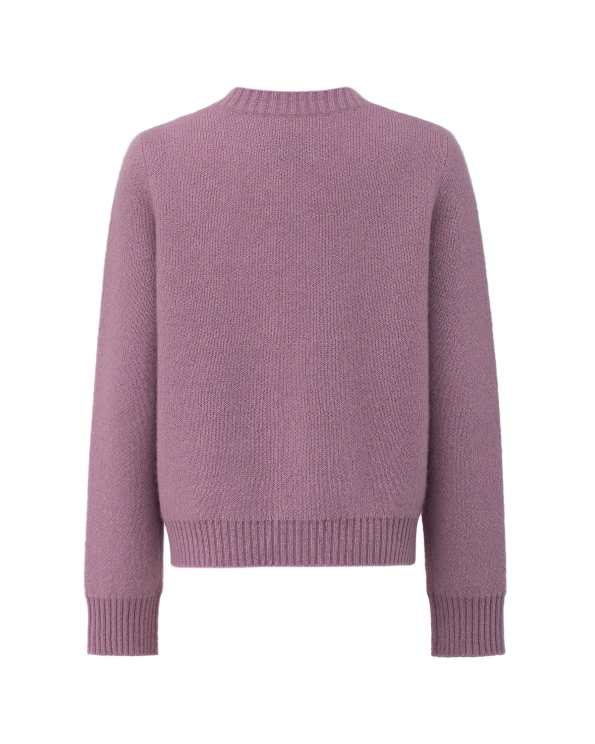 Damen Cardigan aus 75 % Kaschmir und 25 % Seide in Lilac Mist – glatt gestrickter Cardigan in mittelschwerer Qualität mit körperbetonter Passform, Rundhalsausschnitt mit Kragen in Rippstruktur sowie klassischer Schulterform und langen, schmalen Ärmeln. Ärmelbündchen und Saum sind in Rippstruktur gearbeitet. Knöpfe aus waschbarem Leder und eine kleine aufgesetzte Tasche unterhalb der rechten Brust verleihen dem Modell stilvolle Designakzente.