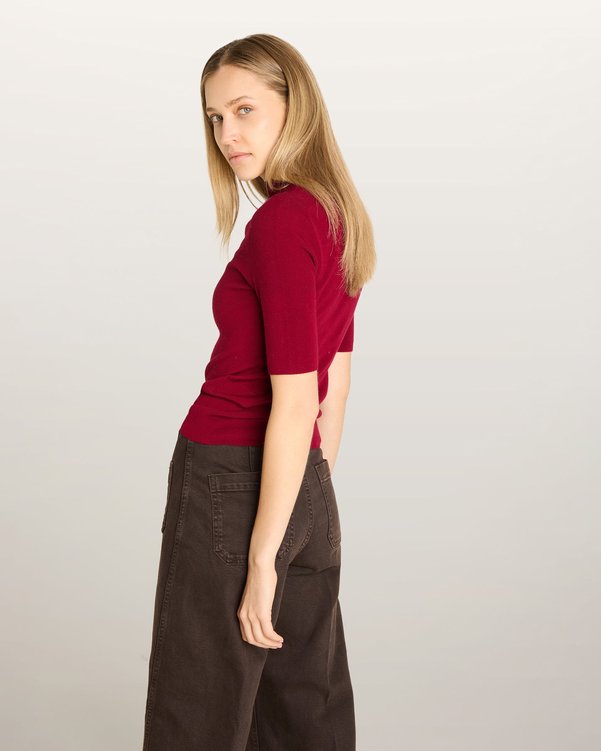 EXBURY Half arm pullover