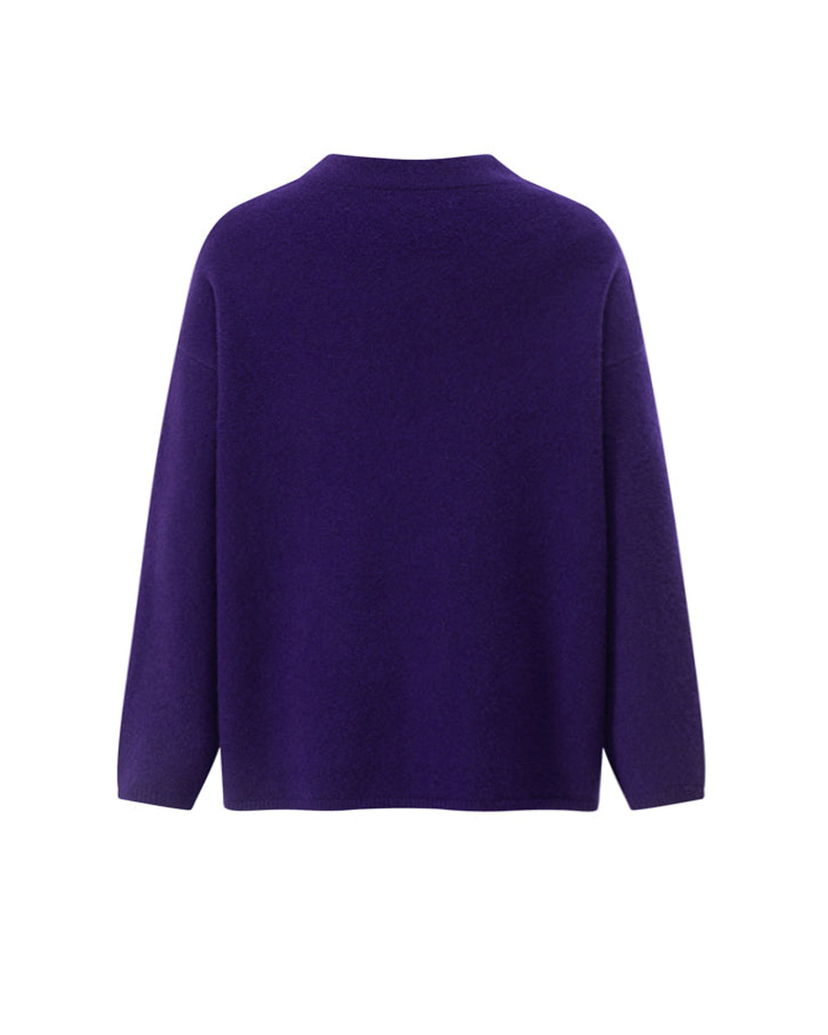 Damen Pullover aus 80 % Kaschmir, 18 % Polyamid und 2 % Elastan in Majesty – glatt gestrickter Pullover in mittelschwerer Qualität mit gefilzter, besonders elastischer Oberfläche und oversized Passform. Das Modell verfügt über einen Stehkragen, eine überschnittene Schulterform sowie lange, relaxte Ärmel und überzeugt durch seine moderne, komfortable Silhouette.