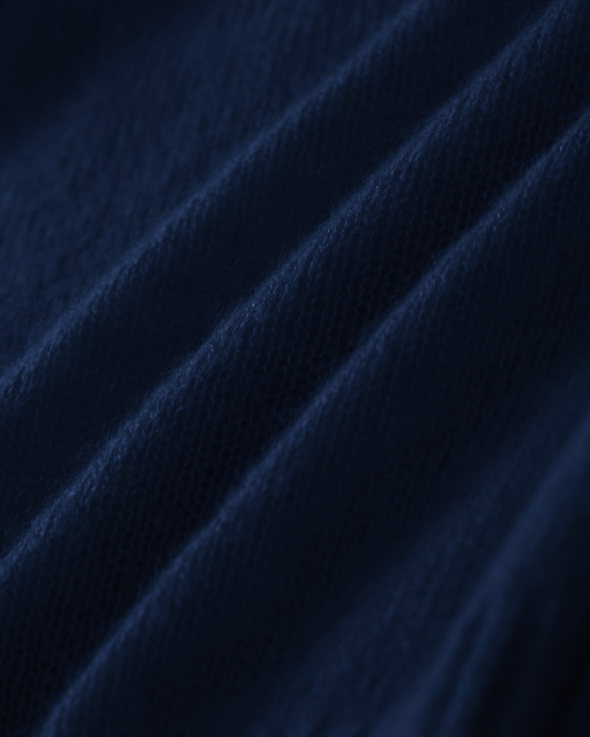 Damen Kurzarm-Pullover in French Navy (dunkelblau) aus Kaschmir-Seide – leichter luftiger Strick mit Polokragen, Halbarm und relaxter Passform