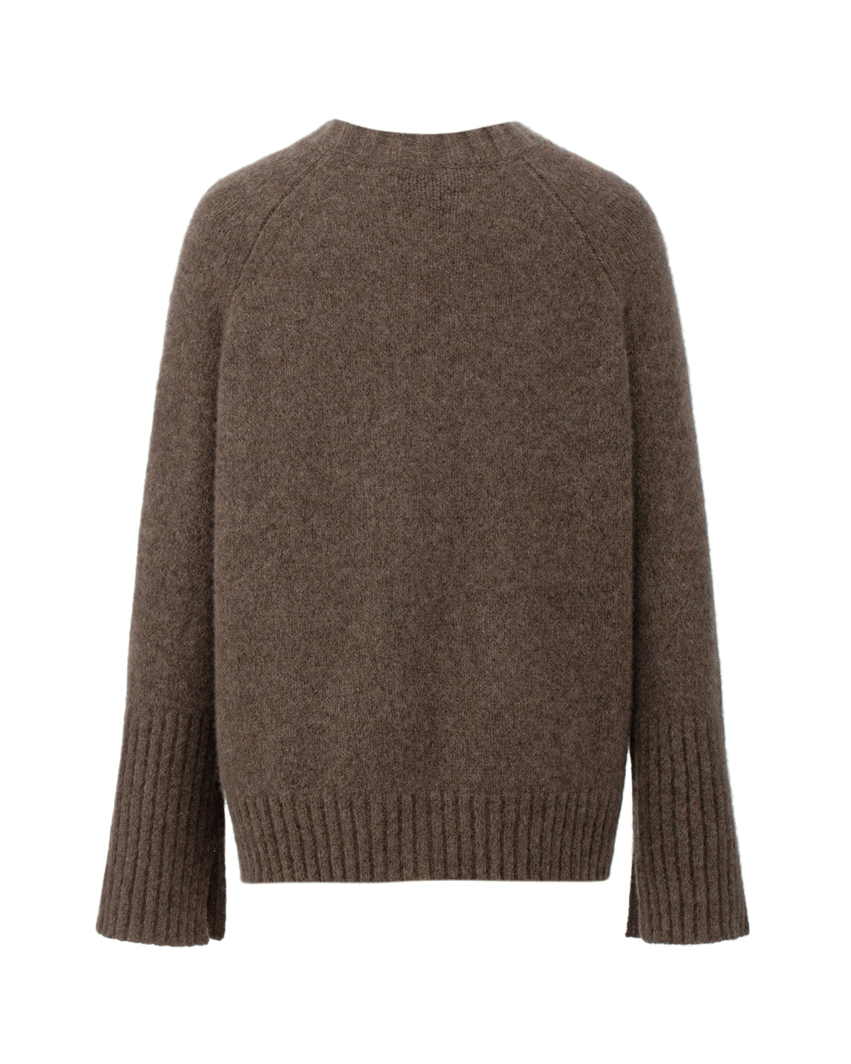 Damen Pullover aus 75 % Kaschmir und 25 % Seide in Wilderness – glatt gestrickter Pullover in mittelschwerer Qualität mit kastiger, lockerer Passform, Rundhalsausschnitt mit Kragen in Rippstruktur, Raglanärmeln sowie langen, geraden Ärmeln mit Schlitz am Bündchen. Ärmelbündchen und Saum sind in Rippstruktur gearbeitet und verleihen dem Modell einen modernen, entspannten Look.
