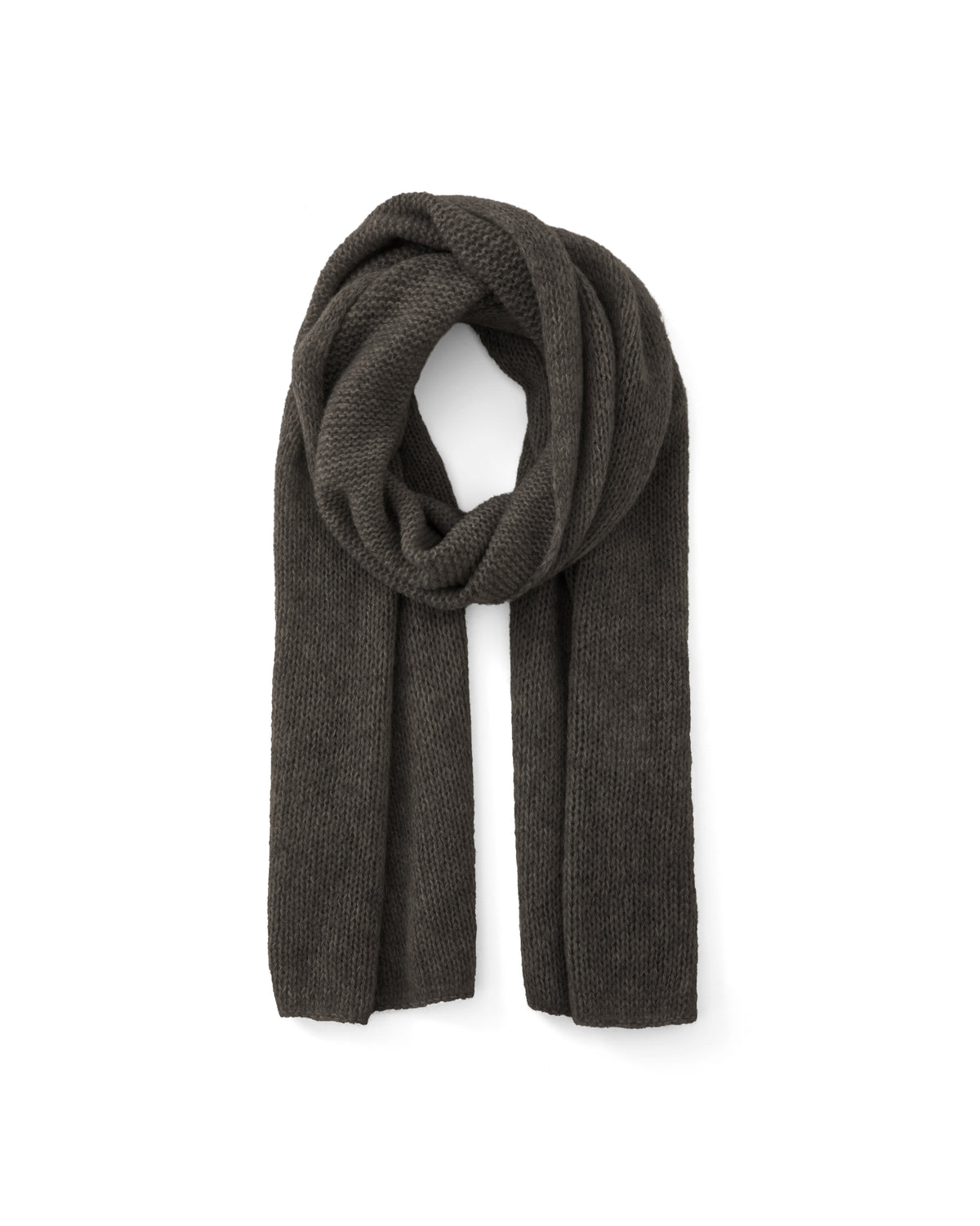 Damen Schal aus 75 % Kaschmir und 25 % Seide in Black Forest – glatt und locker gestrickter Schal mit weicher, fließender Haptik. Das zeitlose Design überzeugt durch seine leichte Optik und vielseitigen Stylingmöglichkeiten.
