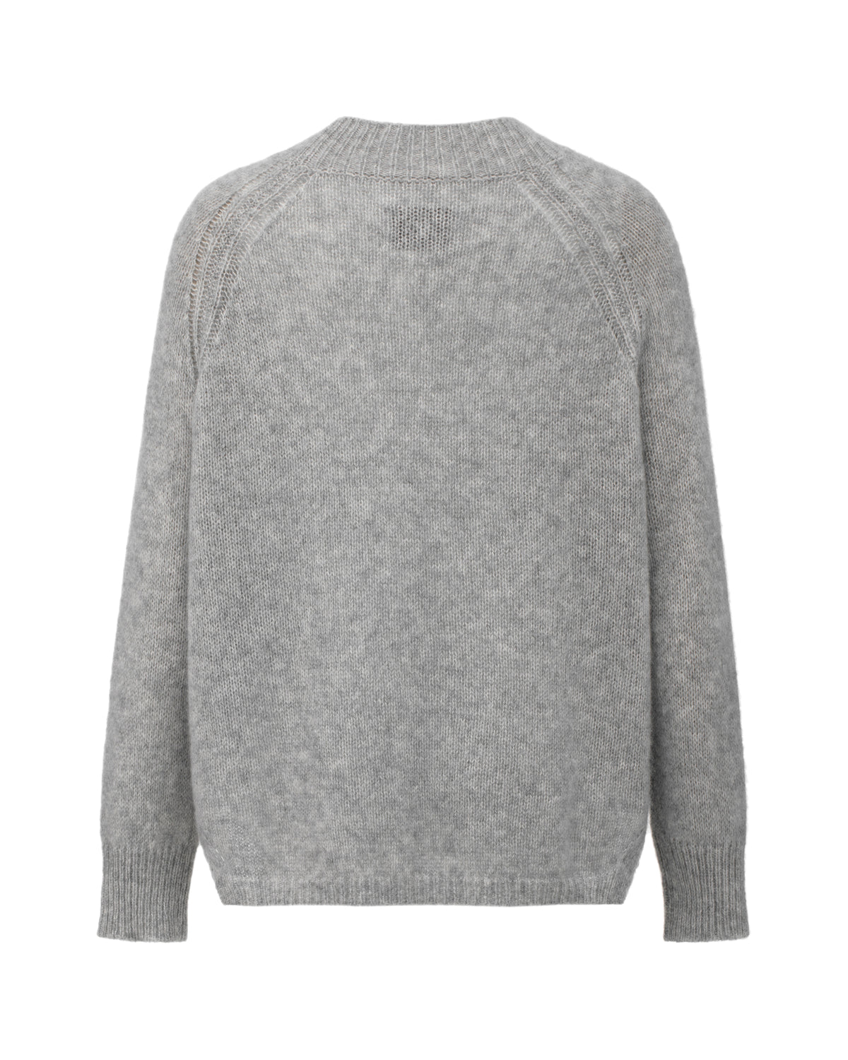 Damen Pullover aus 75 % Kaschmir und 25 % Seide in Husky  – glatt und locker gestrickter Pullover in mittelschwerer Qualität mit locker fallender Passform, Rundhalsausschnitt mit breitem Kragen in Rippstruktur, Raglanärmeln sowie langen, relaxten Ärmeln. Saum und Ärmelbündchen sind in Rippstruktur gearbeitet. Schlitze an den Seiten verleihen dem Modell eine moderne, lässige Silhouette.