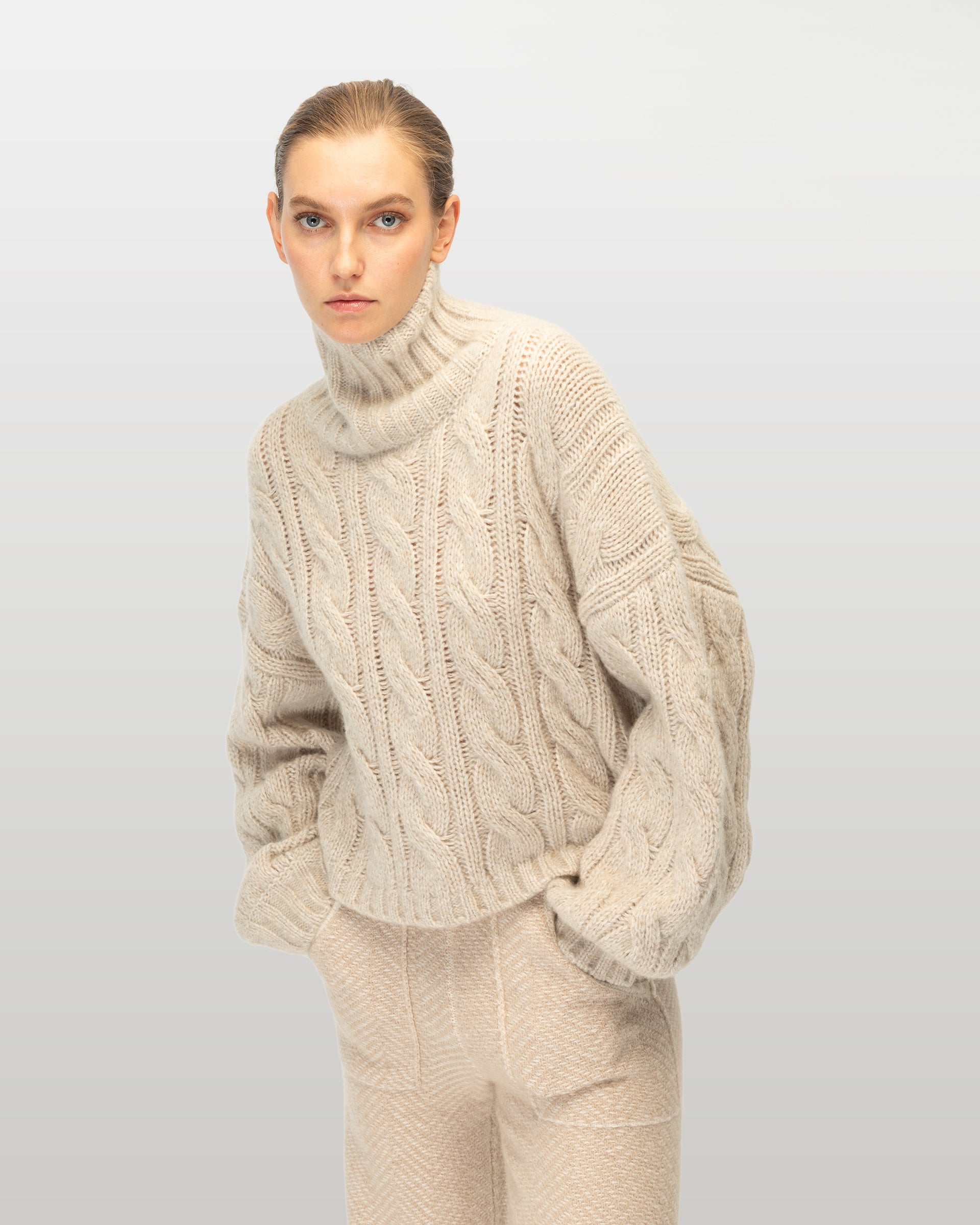 MIA FW2023077 Cashmere Silk WHEAT