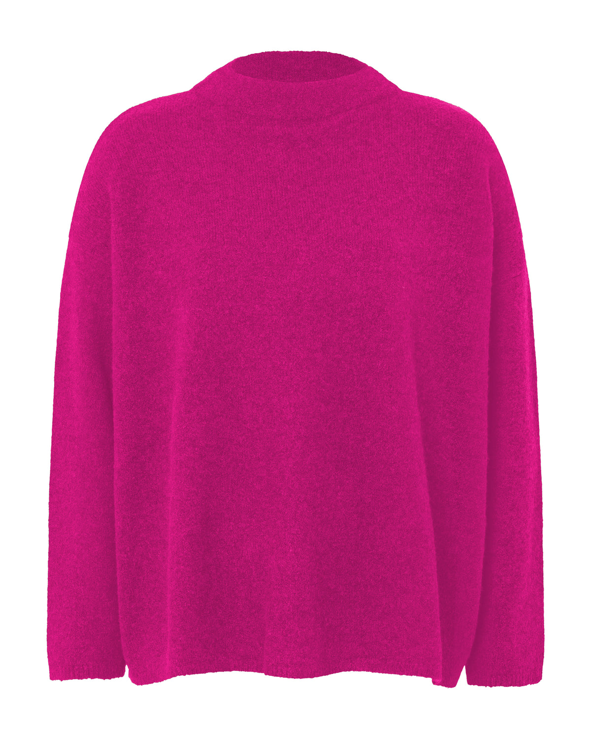LU REN Cashmere Blend Pullover NAOMI Stehkragen Pink