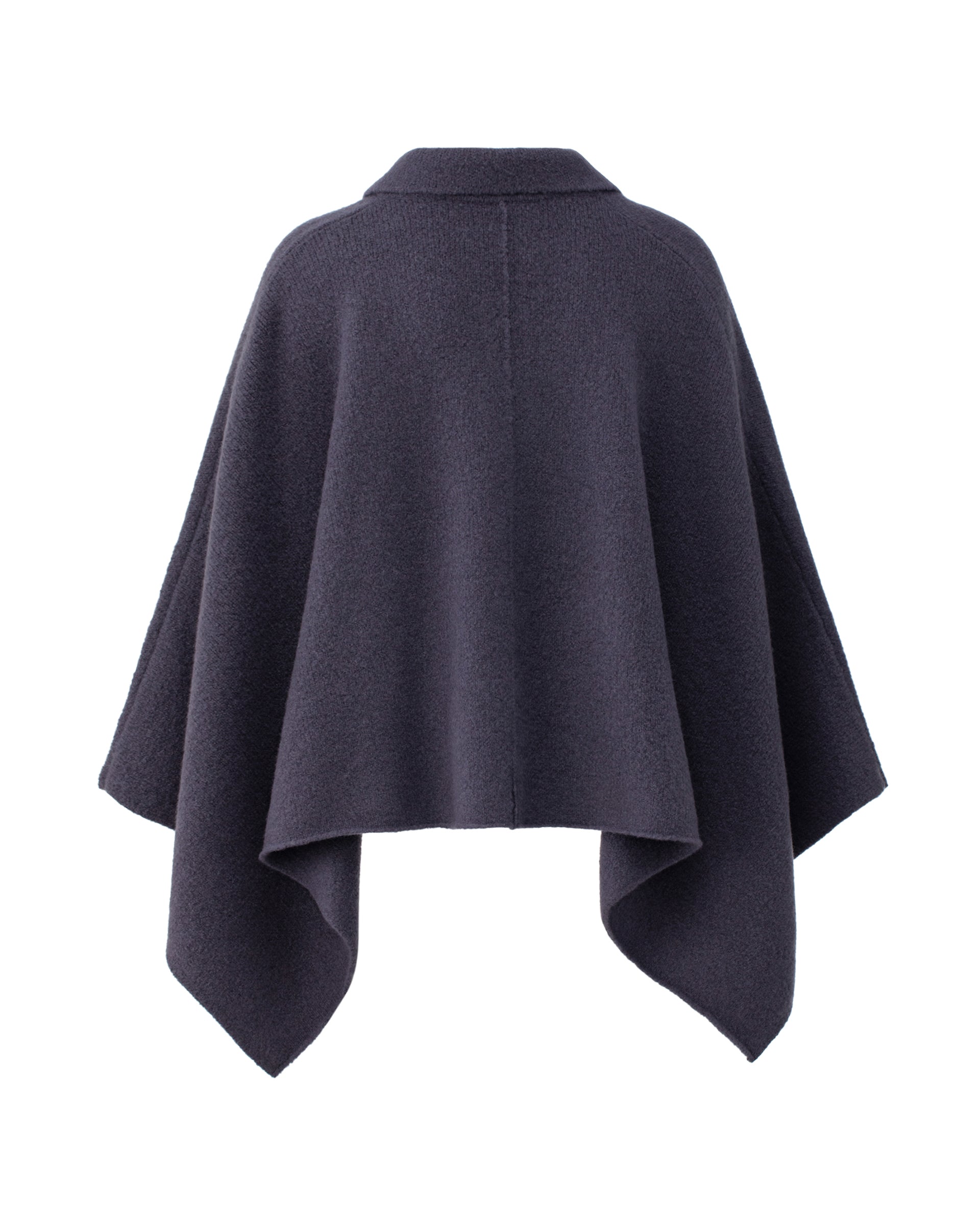 Damen Jacke aus 80 % Kaschmir, 18 % Polyamid und 2 % Elastan in Graphite Grey – glatt gestrickte Jacke in mittelschwerer Qualität mit gefilzter, besonders elastischer Oberfläche. Das Modell verfügt über einen Kragen und wird mit Druckknöpfen geschlossen. Die moderne, kastige Silhouette verleiht der Jacke einen zeitlosen und vielseitigen Look.