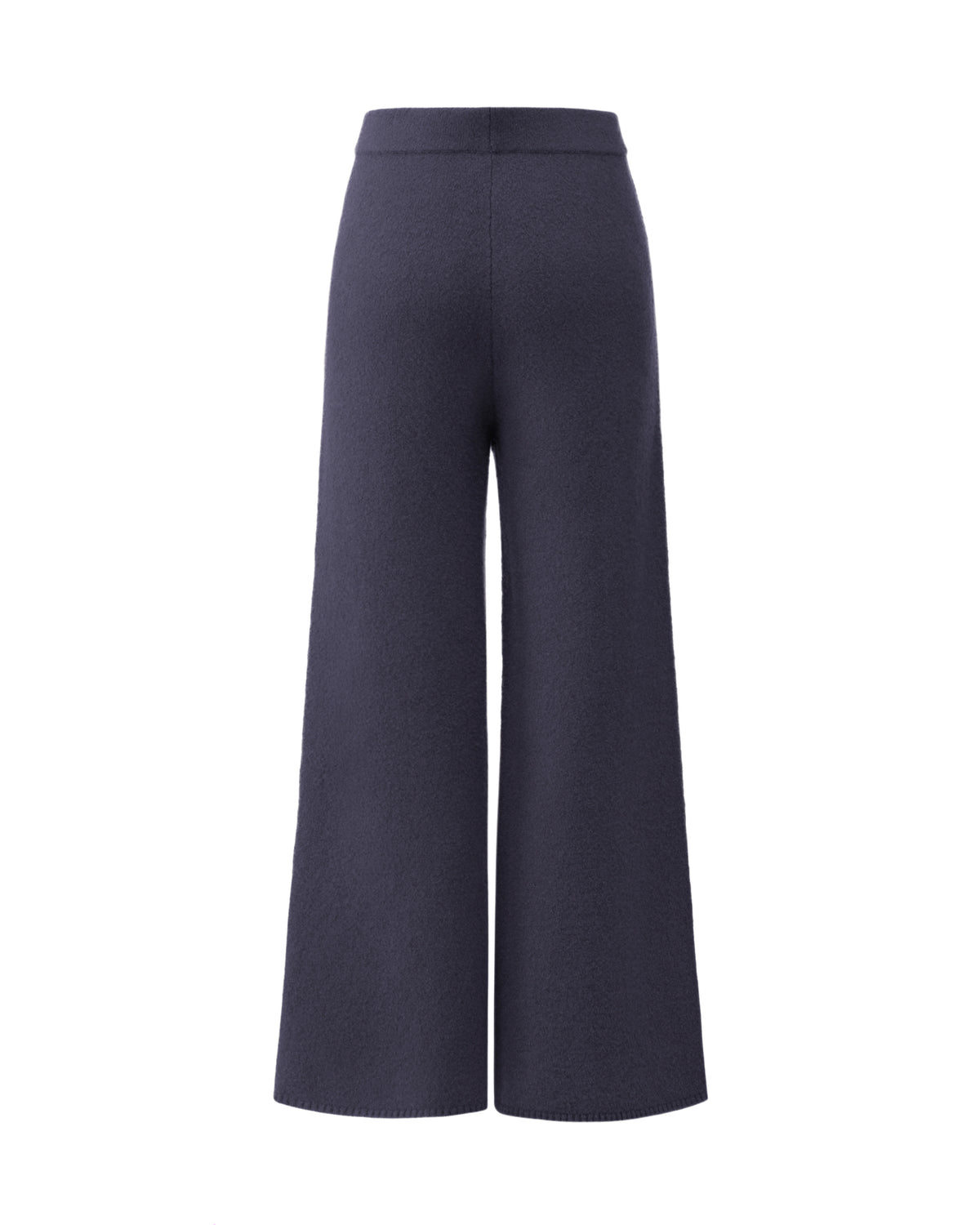 Damen Strickhose aus 80 % Kaschmir, 18 % Polyamid und 2 % Elastan in Graphite Grey – glatt gestrickte Hose in mittelschwerer Qualität mit gefilzter, besonders elastischer Oberfläche. Das Modell verfügt über einen Bund mit Gummizug, aufgesetzte Taschen sowie ein zum Saum hin ausgestelltes Bein und vereint hohen Tragekomfort mit einer modernen Silhouette.