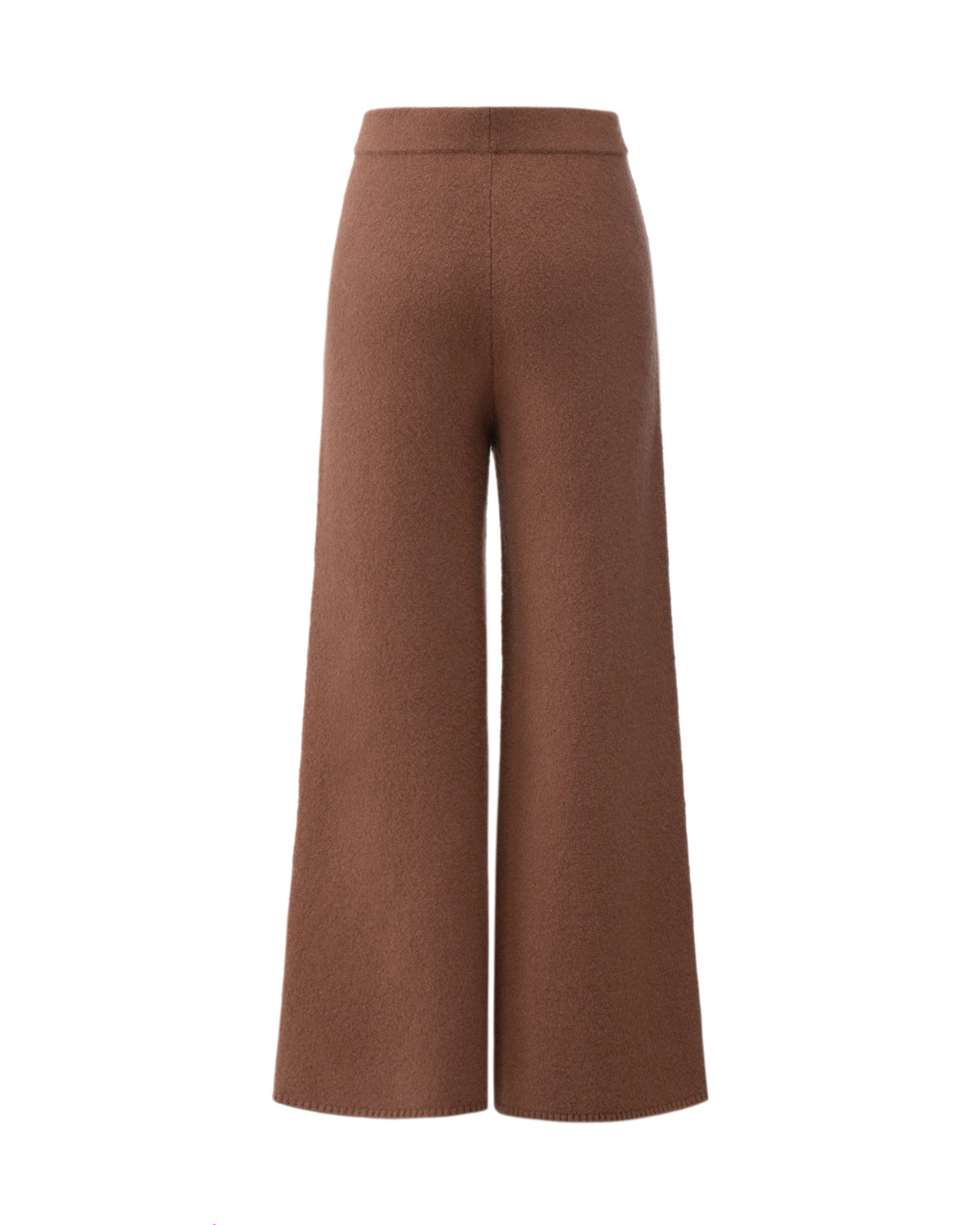 Damen Strickhose aus 80 % Kaschmir, 18 % Polyamid und 2 % Elastan in Maple – glatt gestrickte Hose in mittelschwerer Qualität mit gefilzter, besonders elastischer Oberfläche. Das Modell verfügt über einen Bund mit Gummizug, aufgesetzte Taschen sowie ein zum Saum hin ausgestelltes Bein und vereint hohen Tragekomfort mit einer modernen Silhouette.